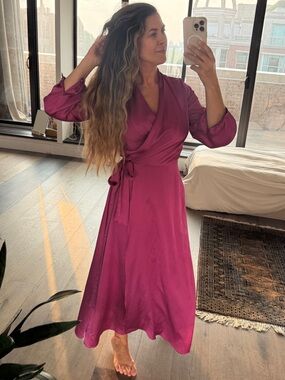 RVNG Cobalt Blue Wrap Dress